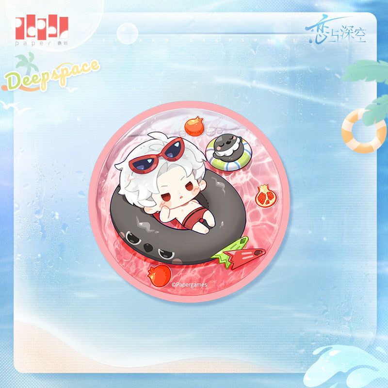 恋与深空 Love and Deepspace Floating Light Break Oiling Coaster