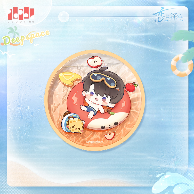 恋与深空 Love and Deepspace Floating Light Break Oiling Coaster