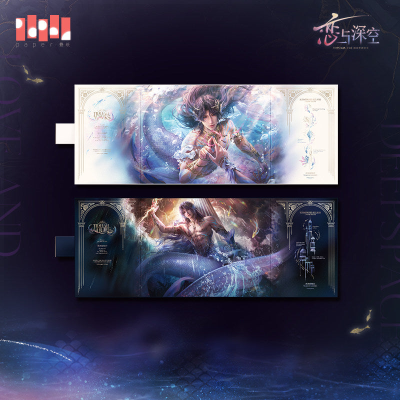 恋与深空 Love and Deepspace Rafayel Lemurian Sea God Panoramic Shikishi