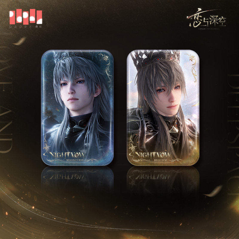 恋与深空 Love and Deepspace Xavier King of Darknight Quad Badge