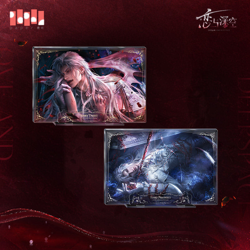 恋与深空 Love and Deepspace Sylus Silverwing Fiend Magnetic Multi-layer Display
