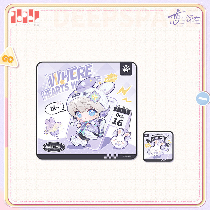 恋与深空 Love and Deepspace Where Hearts Wander Self-Adhesive Cloth Storage