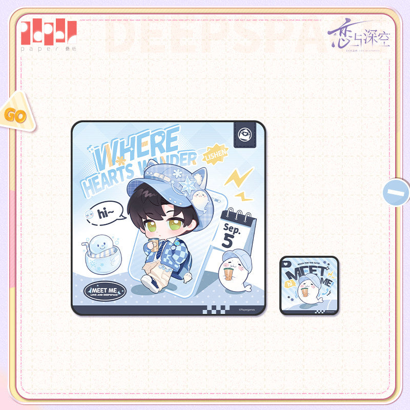 恋与深空 Love and Deepspace Where Hearts Wander Self-Adhesive Cloth Storage