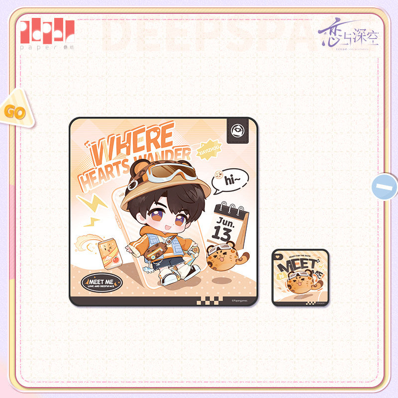 恋与深空 Love and Deepspace Where Hearts Wander Self-Adhesive Cloth Storage