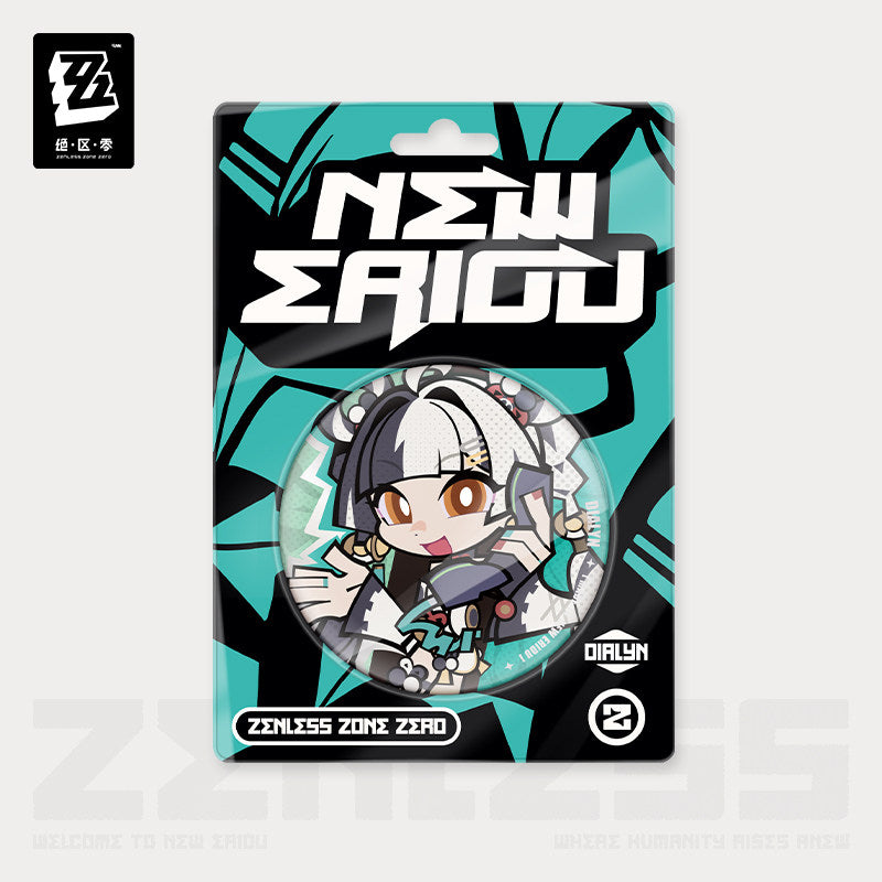 绝区零 Zenless Zone Zero New Ridu Chibi Badge Krampus Compliance Authority Dialyn