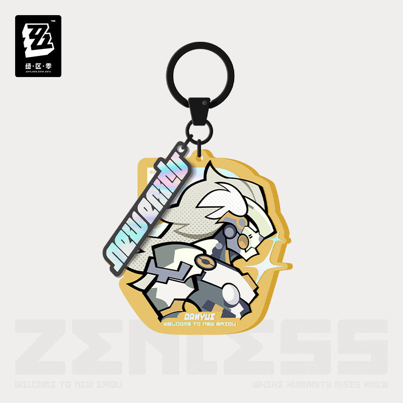 绝区零 Zenless Zone Zero New Ridu Chibi Acrylic Keychain Krampus Compliance Authority Banyue