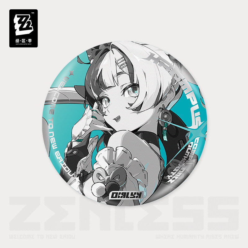 绝区零 Zenless Zone Zero Cinema Reflective Badge Krampus Compliance Authority Dialyn