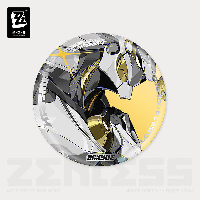 绝区零 Zenless Zone Zero Cinema Reflective Badge Krampus Compliance Authority Banyue