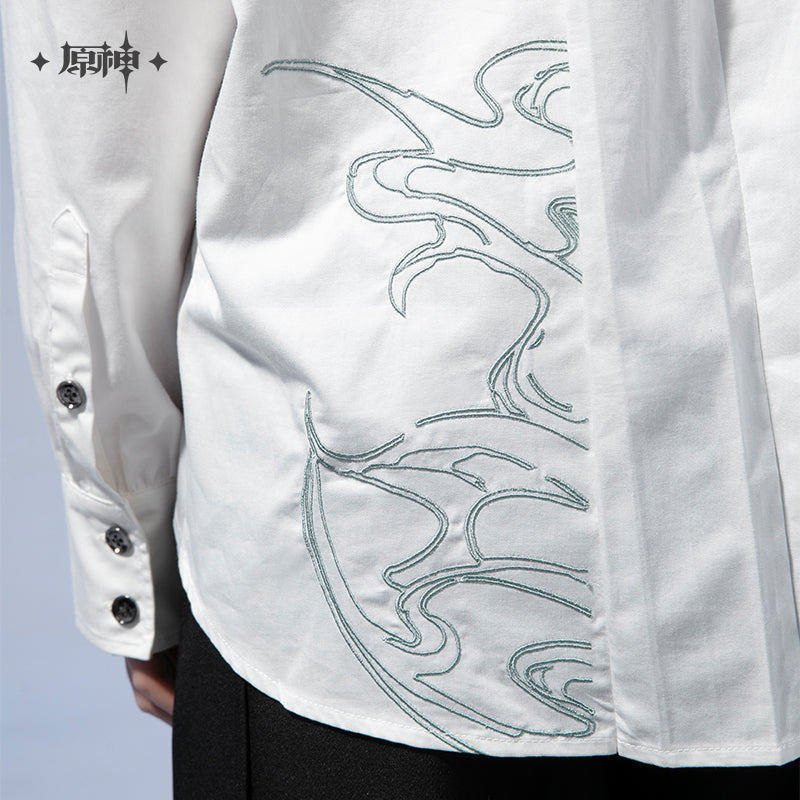 原神 Genshin Impact 「Bane of All Evil」Xiao Series White Shirt