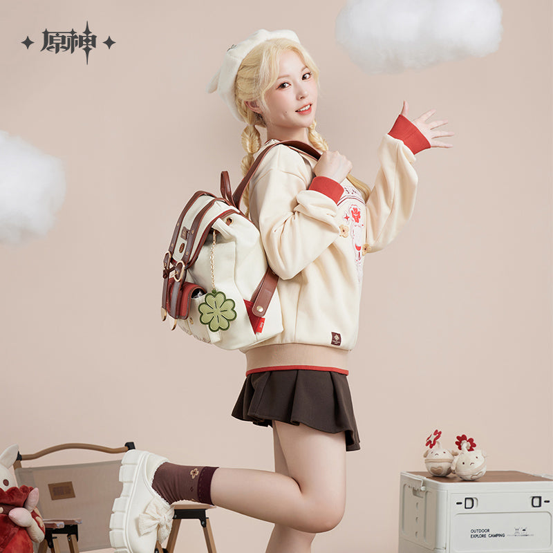 原神 Genshin Impact Klee Theme Backpack Cream Medium