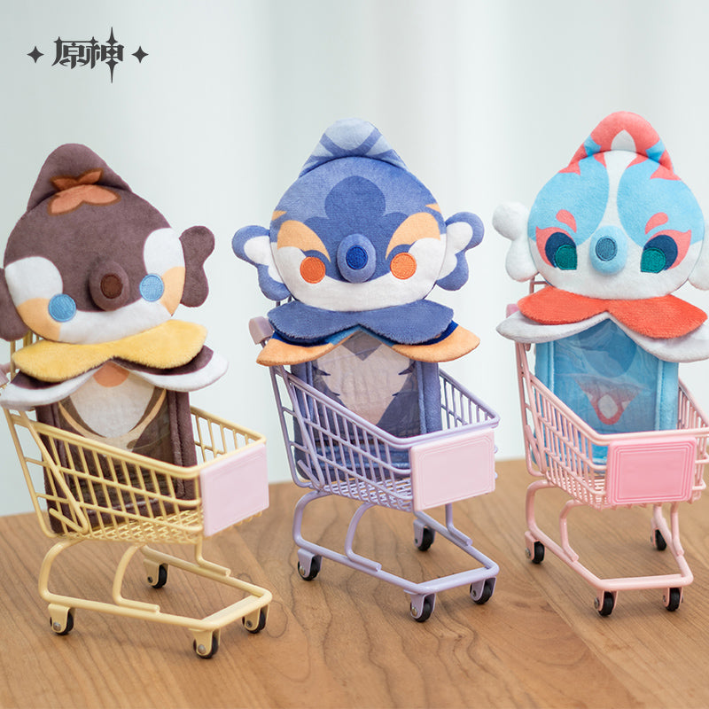 原神 Genshin Impact Plush Cardholder Bubbly Seahorse Purple