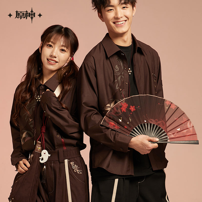 原神 Genshin Impact Hutao Theme Folded Fan