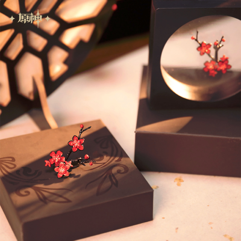 原神 Genshin Impact Hutao Theme Brooch