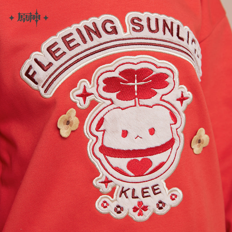 原神 Genshin Impact Klee Theme Sweather Red