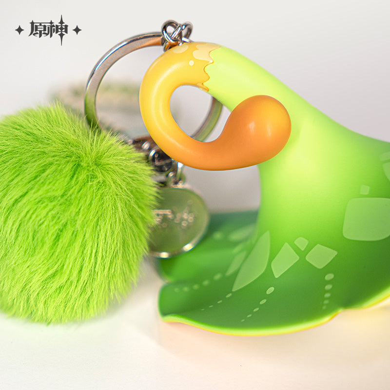 原神 Genshin Impact Hard Silicone Keychain Floating Dendro Fungus