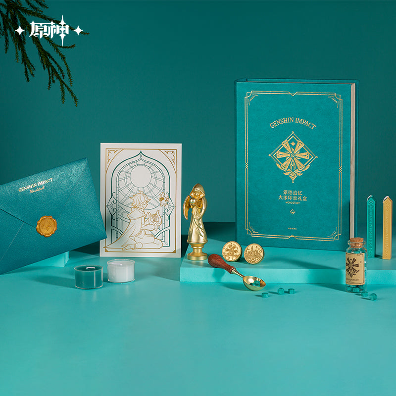 原神 Genshin Impact Wax Seal Stamp Gift Set Mondstadt