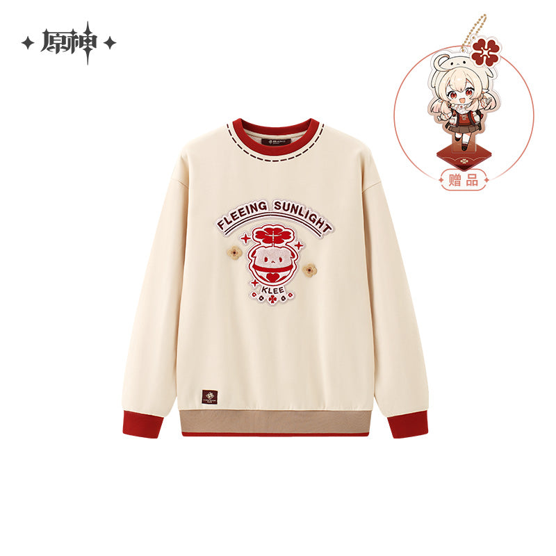 原神 Genshin Impact Klee Theme Sweater Cream