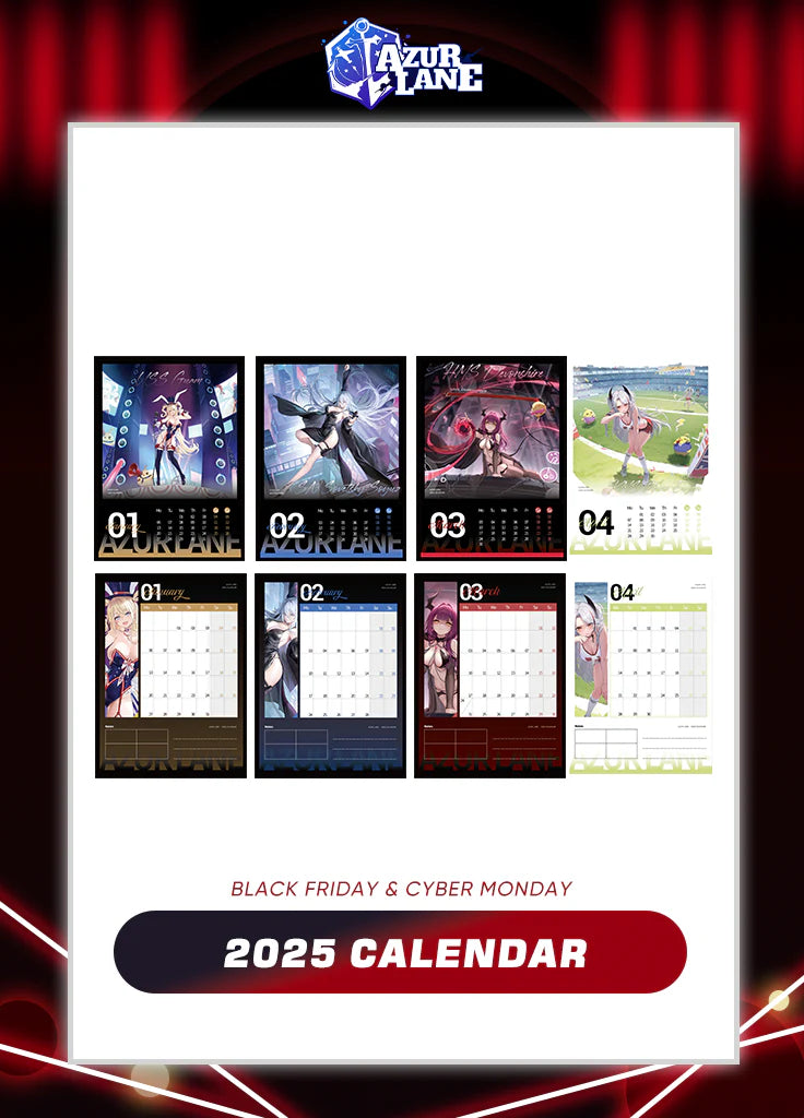 碧蓝航线 Azur Lane Calendar 2025