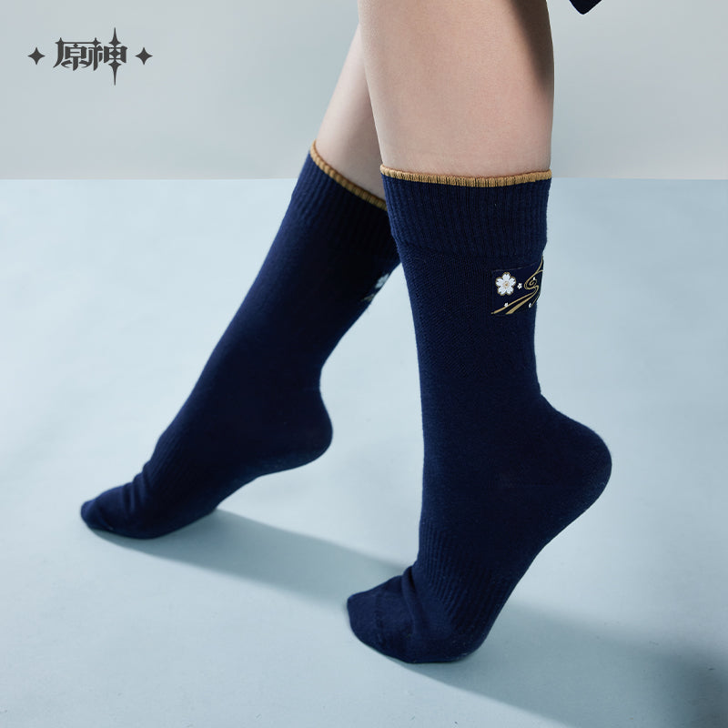 原神 Genshin Impact Kamisato Ayaka Theme Socks