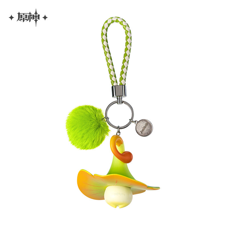 原神 Genshin Impact Hard Silicone Keychain Floating Dendro Fungus
