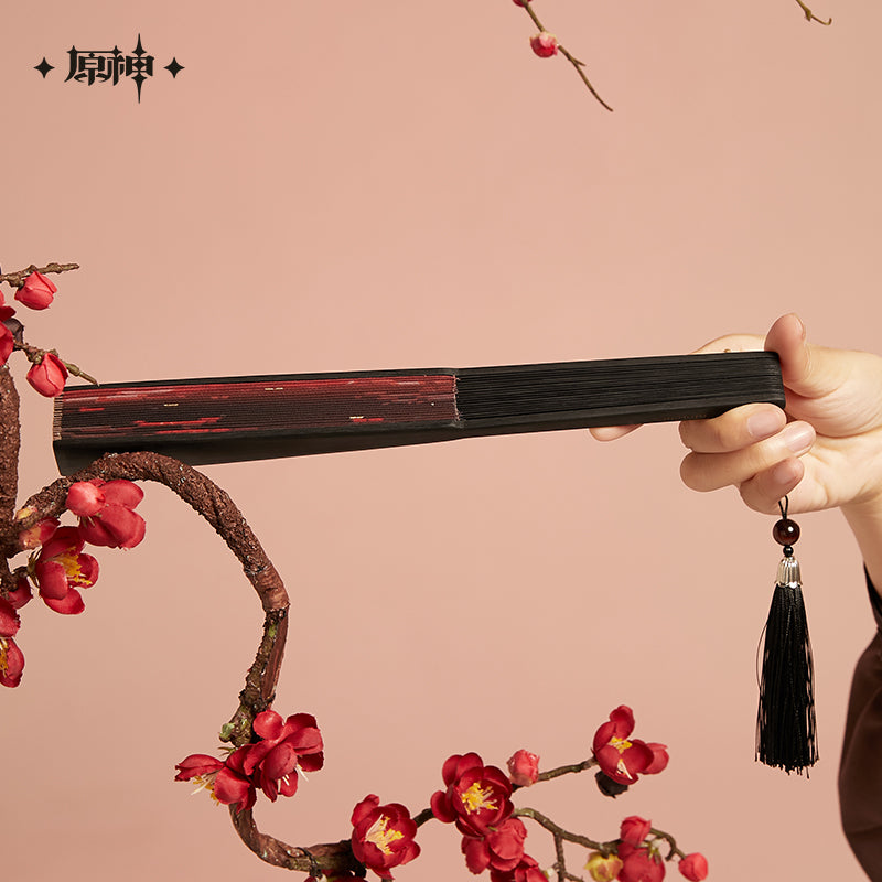 原神 Genshin Impact Hutao Theme Folded Fan