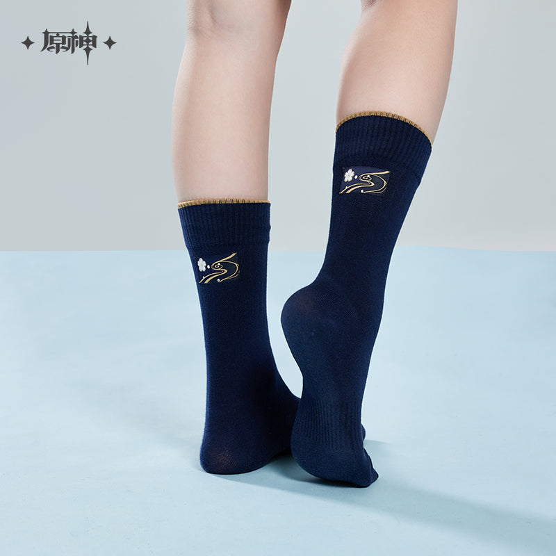 原神 Genshin Impact Kamisato Ayaka Theme Socks