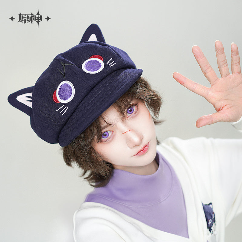 原神 Genshin Impact Wanderer Scarameow Theme Newsboy Cap