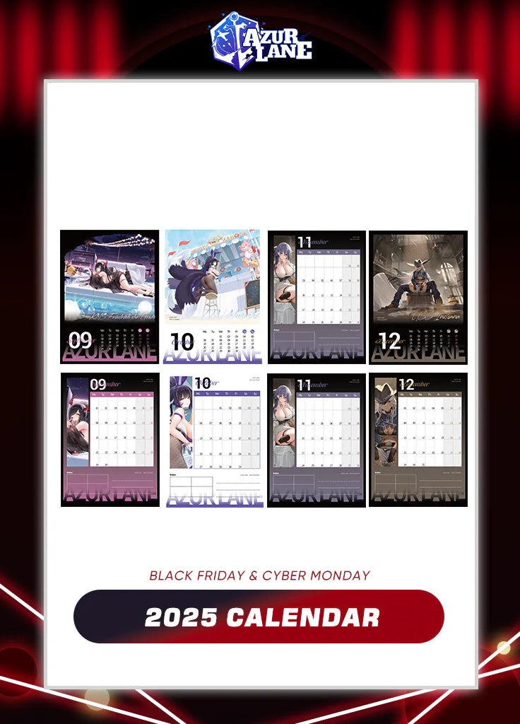 碧蓝航线 Azur Lane Calendar 2025