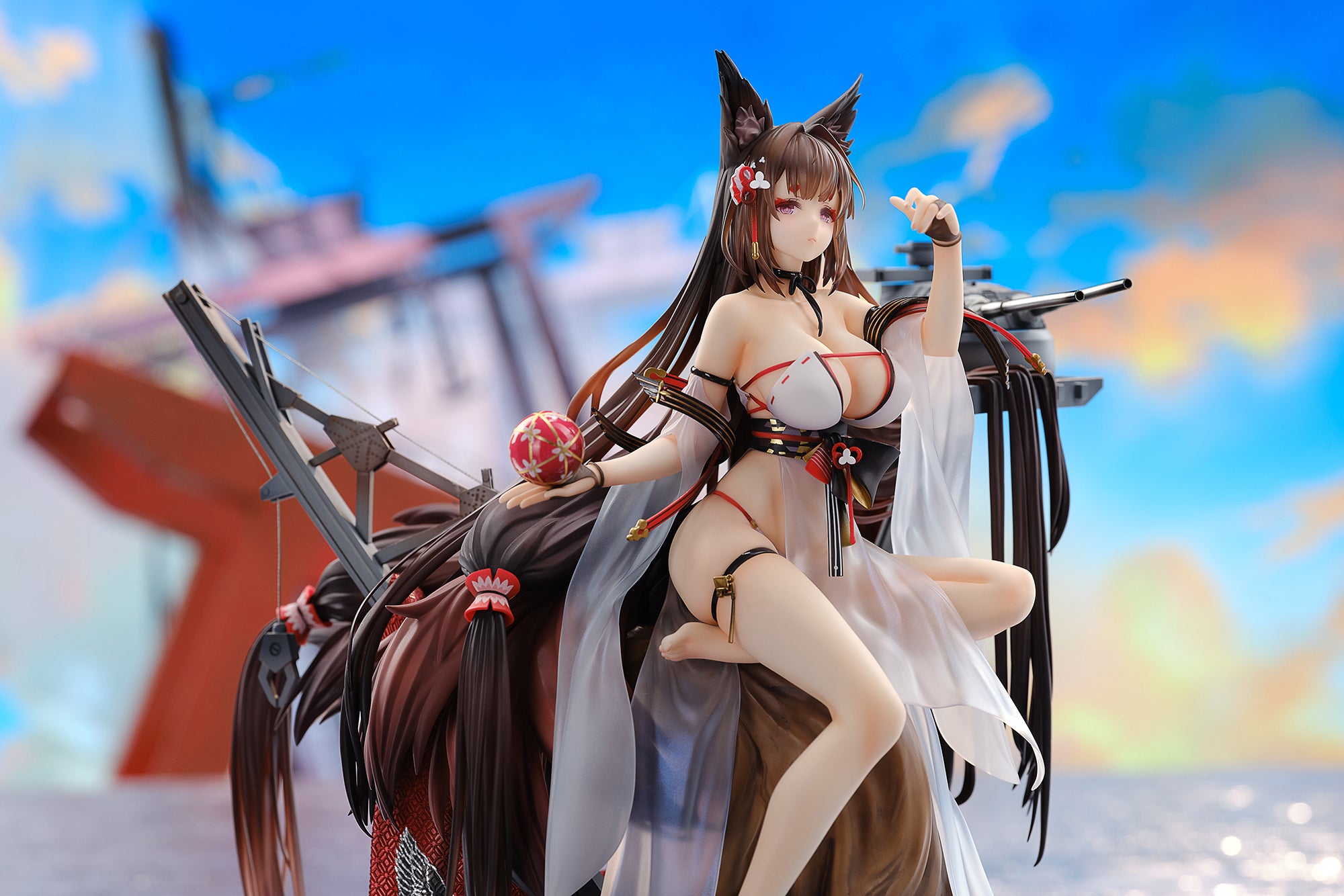碧蓝航线 Azur Lane 1/7 Figure Amagi「Wending Waters, Serene Lotus」Ver. With Acrylic Display Box Set