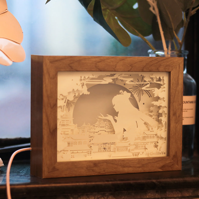 原神 Genshin Impact Paper Cut Light Box Jade Chamber Eclipse
