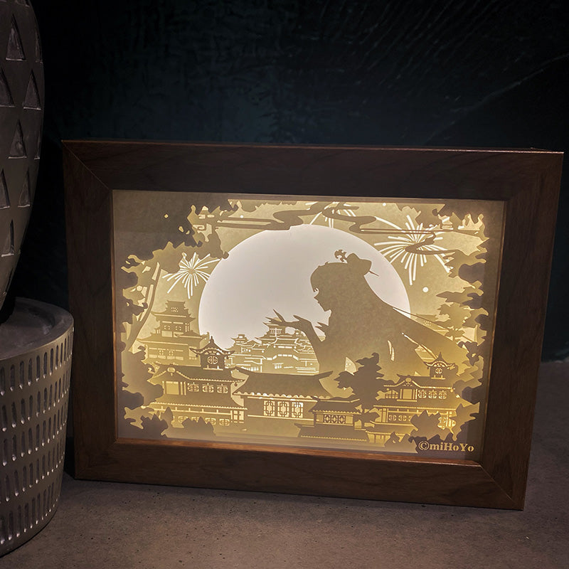 原神 Genshin Impact Paper Cut Light Box Jade Chamber Eclipse