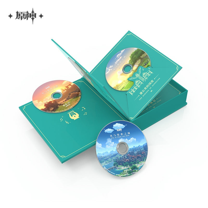 原神 Genshin Impact Soundtrack CD Set City of Winds and Idylls CD Box Set