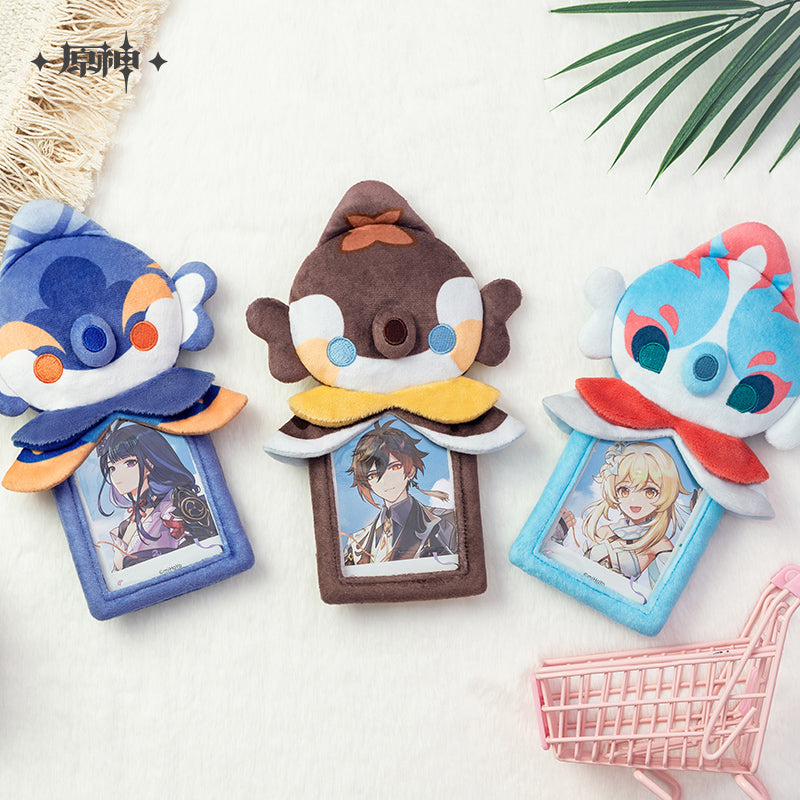 原神 Genshin Impact Plush Cardholder Bubbly Seahorse Purple