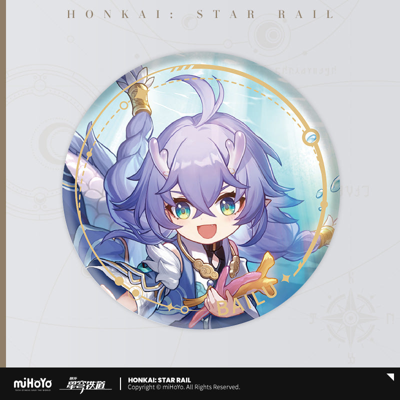 崩坏：星穹铁道 Honkai: Star Rail Splash Art Tinplate Badge Abundance Bailu