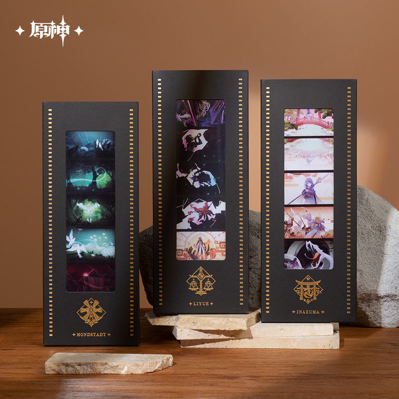 原神Genshin Impact A Glimpse of the World Series Film Strap Bookmark Liyue