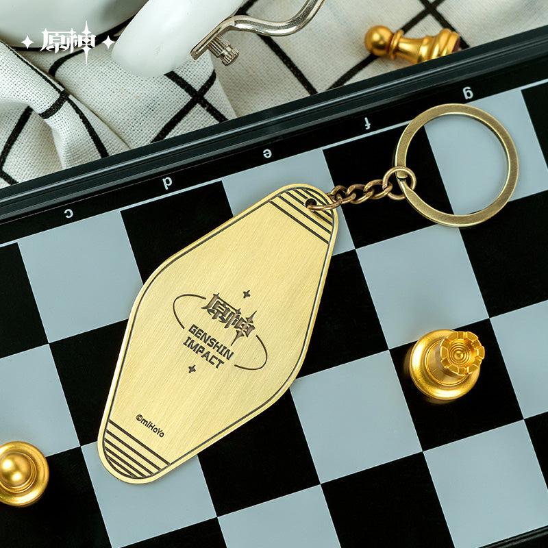 原神 Genshin Impact Go Camping! Series Metallic Keychain Paimon