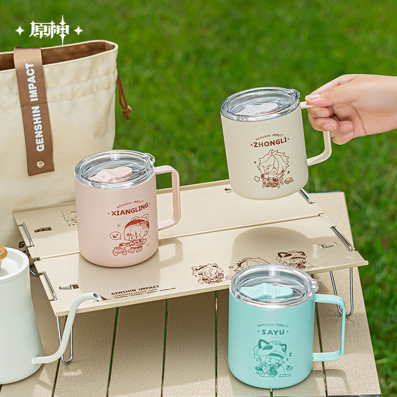 原神 Genshin Impact Go Camping! Series Stainless Steel Mug Zhongli