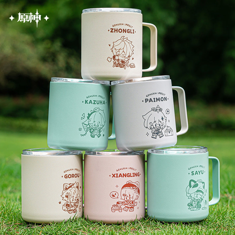 原神 Genshin Impact Go Camping! Series Stainless Steel Mug Zhongli