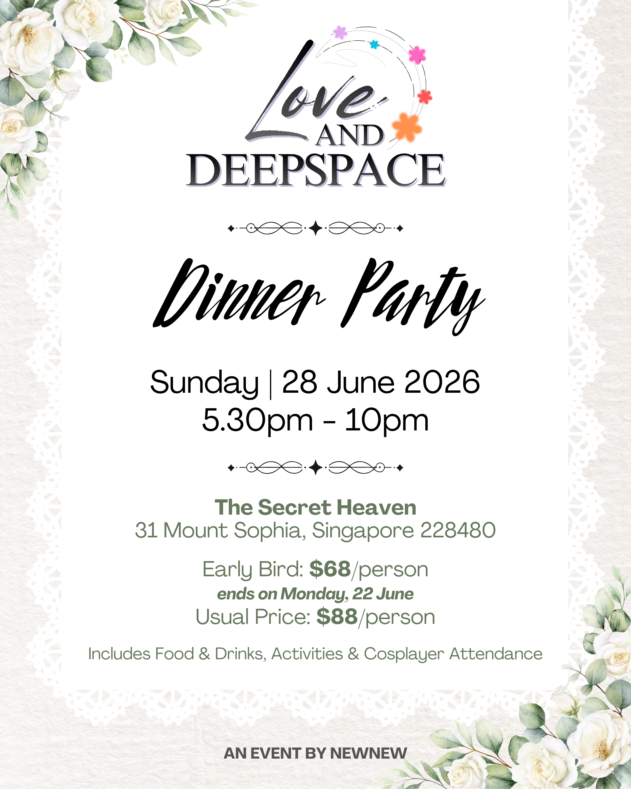 Love and Deepspace 2026 Dinner Party