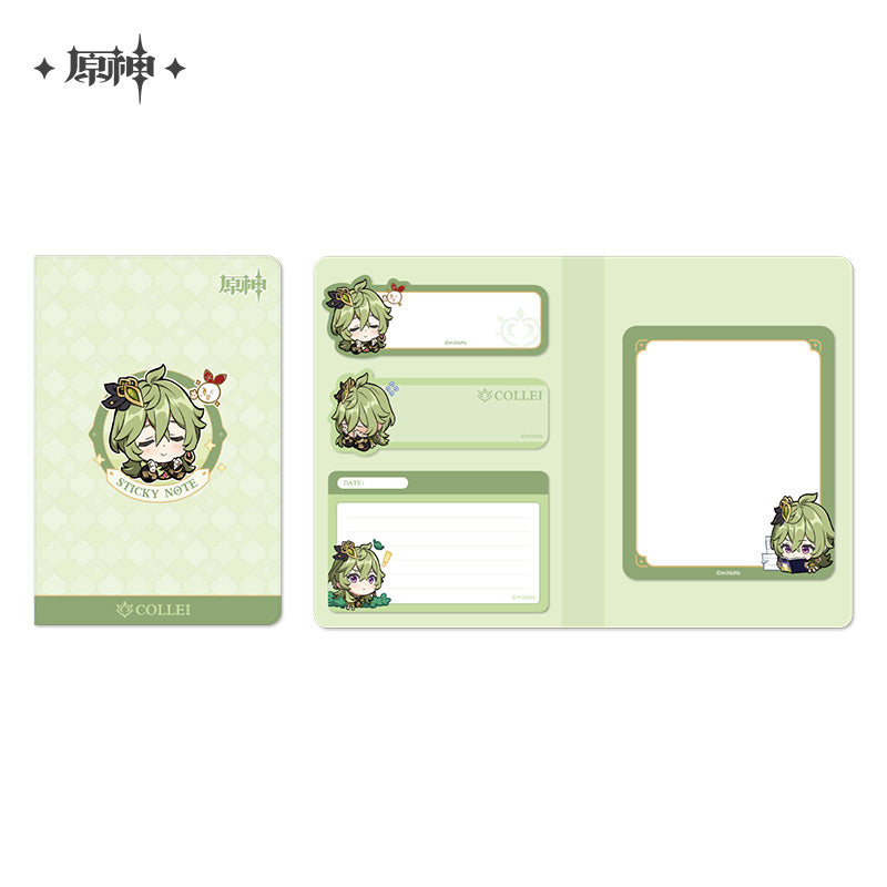 原神 Genshin Impact Chibi Stickers Sticky Pad Sumeru Collei