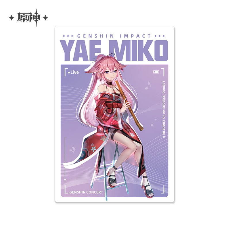 原神 Genshin Impact 2022 Melodies of an Endless Journey Concert Postcard Set of 6