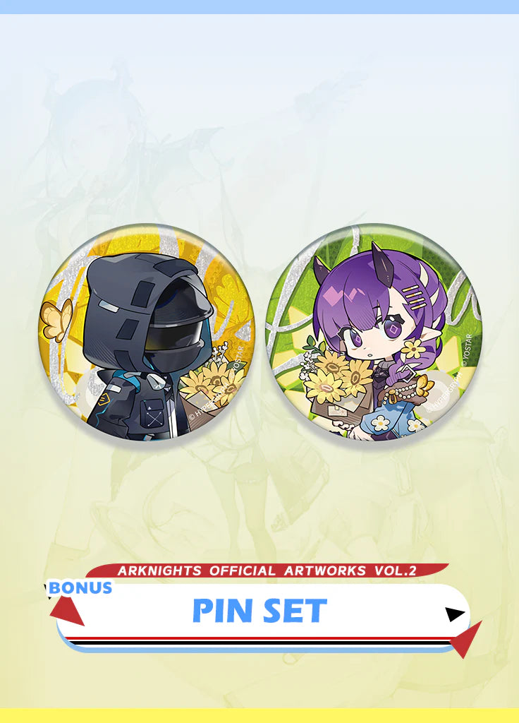 明日方舟 Arknights Official Artworks Vol.2 Set