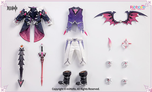 原神 Genshin Impact 1/12 Action Doll Durin (with Bonus)