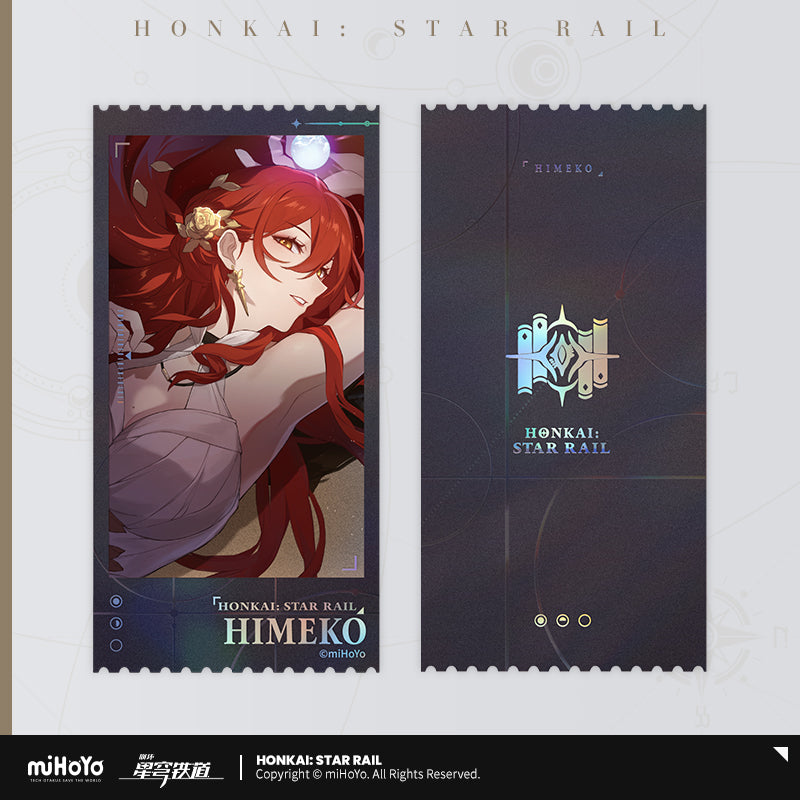 崩坏：星穹铁道 Honkai: Star Rail Countdown Series Holographic Ticket Set of 7