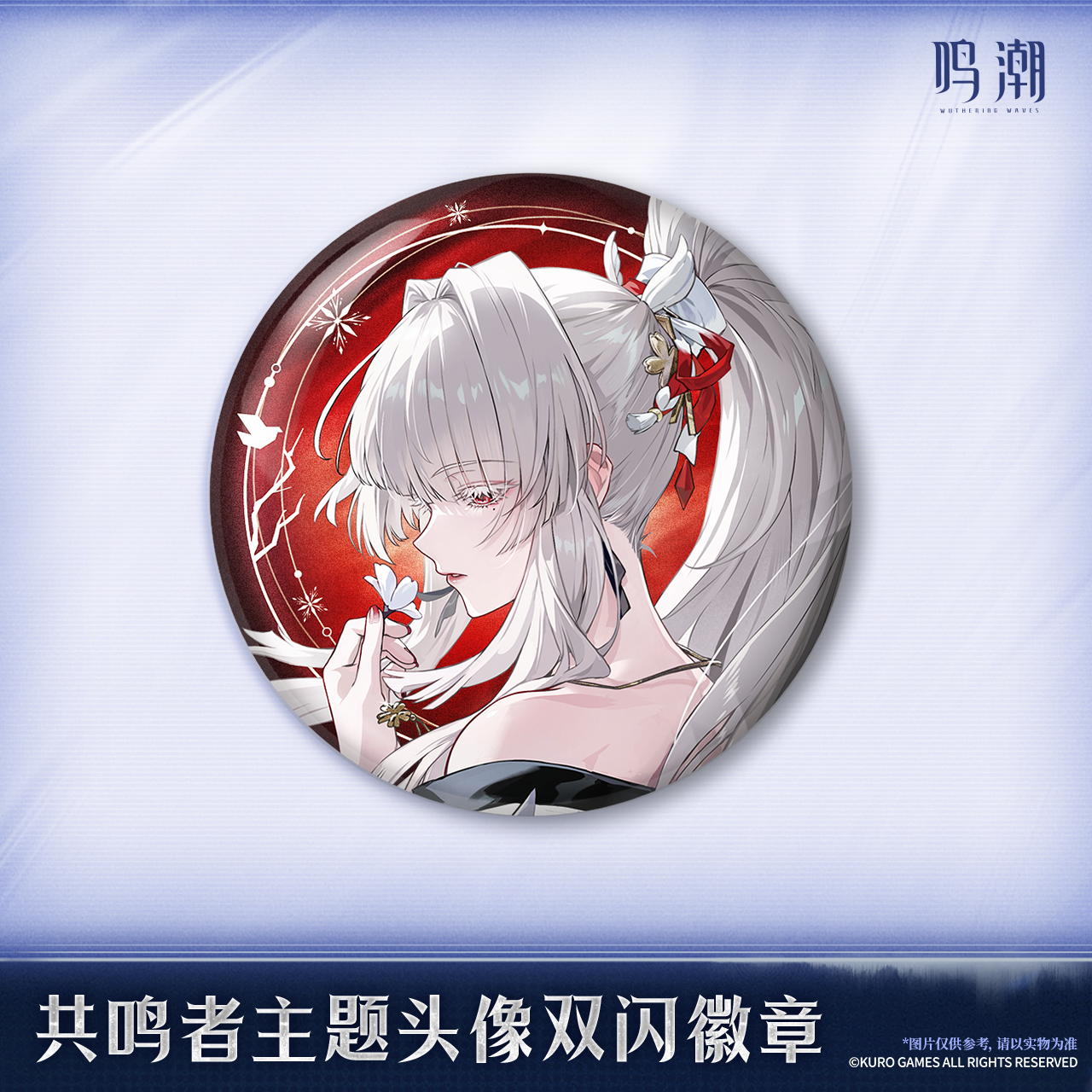 鸣潮 Wuthering Waves Resonator Series Reflective Badge Hiyuki