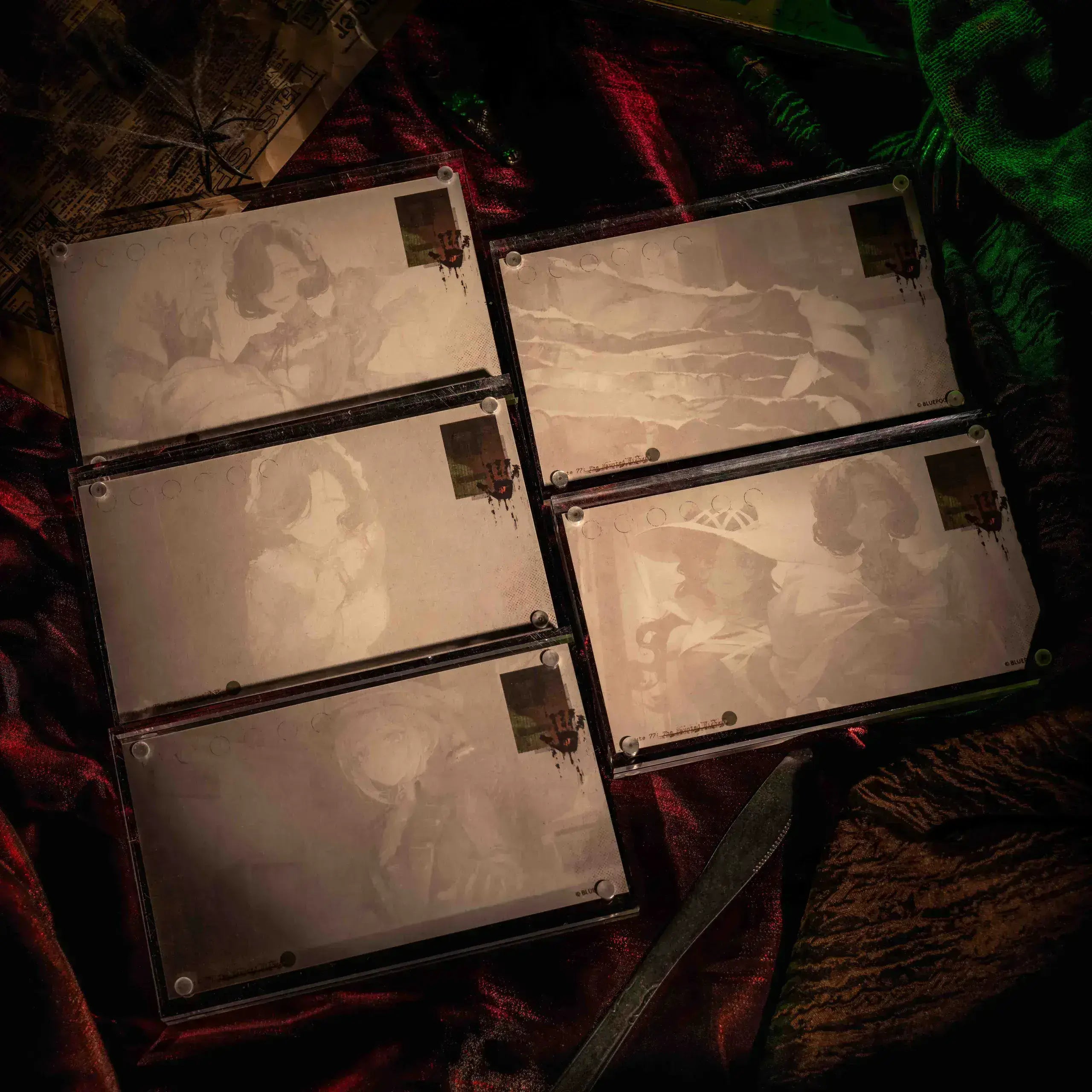 重返未来：1999 Reverse: 1999 Route 77: The Haunted Highway Illustration Postcard Set