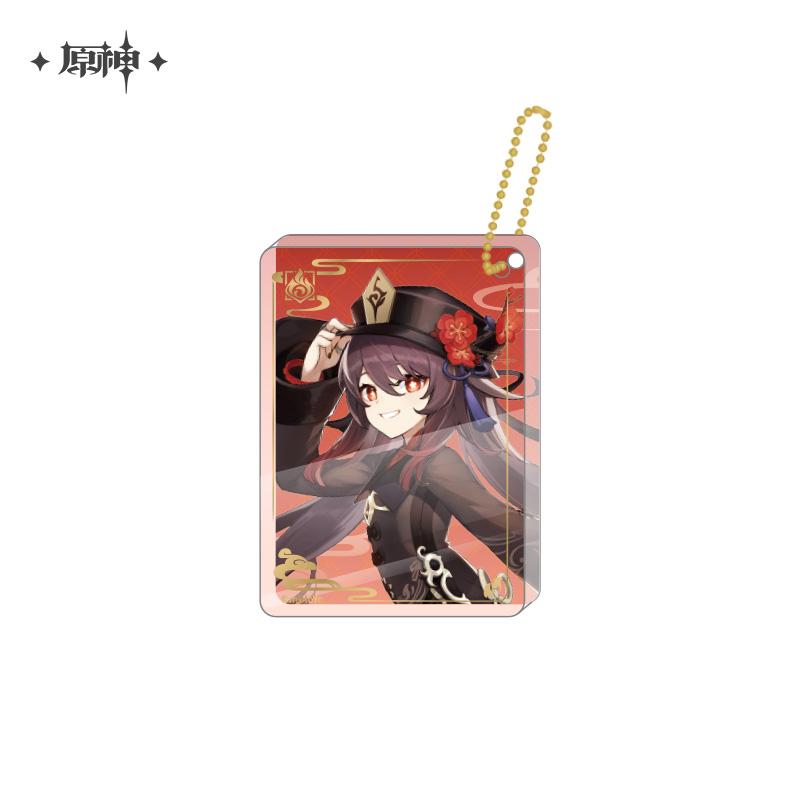 原神 Genshin Impact Chara Thick Acrylic Keychain Hutao - newnewonline