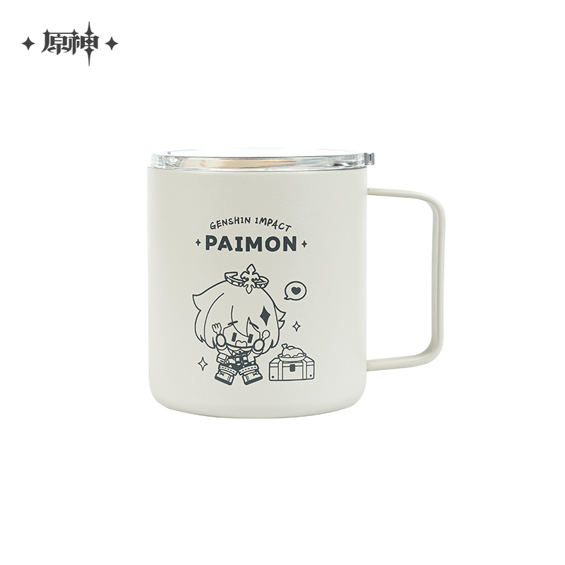 Genshin Impact Stainless Steel Water Cup Coffee Mug 360ml, Official Merch