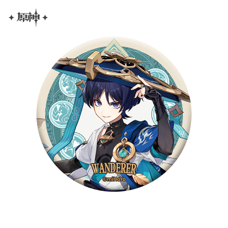 原神 Genshin Impact Sumeru Chara Tin Badge Wanderer - newnewonline