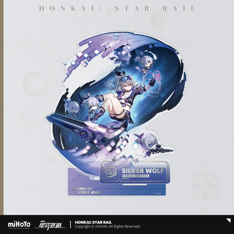 崩坏：星穹铁道 Honkai: Star Rail Splash Art Character Stand Silver Wolf - Image 1